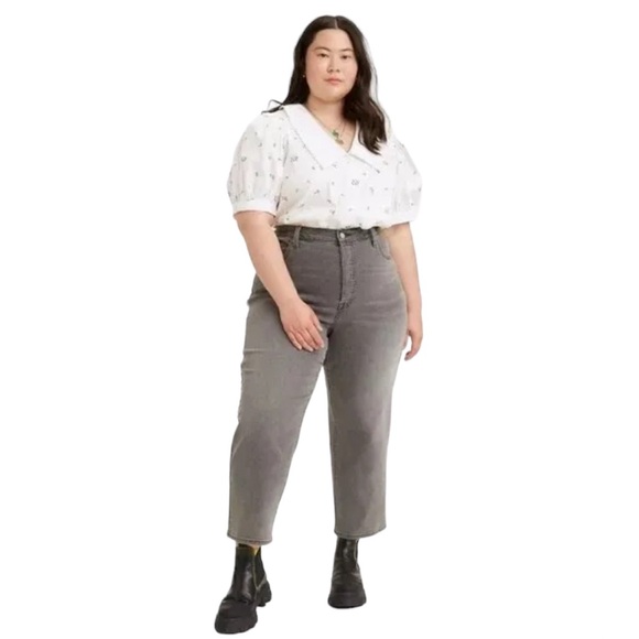 Levi’s Ribcage Straight Ankle Jeans Size 22W - Picture 2 of 6